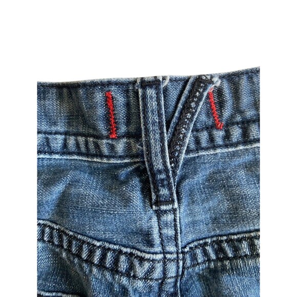 Guess Mens Relaxed Straight Rowland Fit Jeans Size 32X30 Dark Wash Retro Classic - Picture 9 of 11